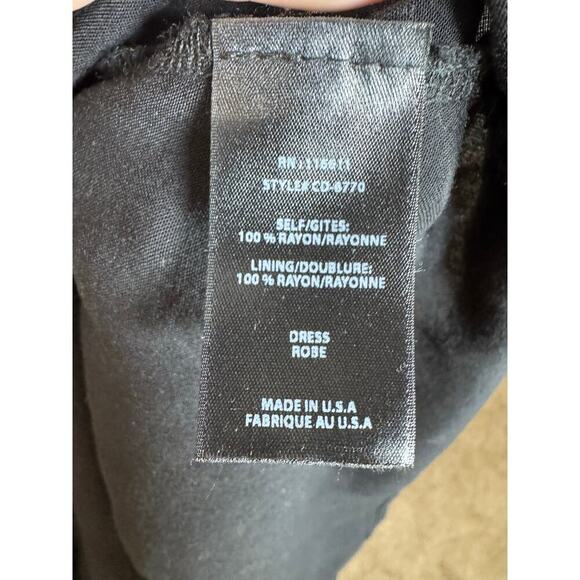 Anthropologie Amadi Rossi Ruffled Tunic Rayon Dress Made in USA Boho Spring M - Picture 10 of 11